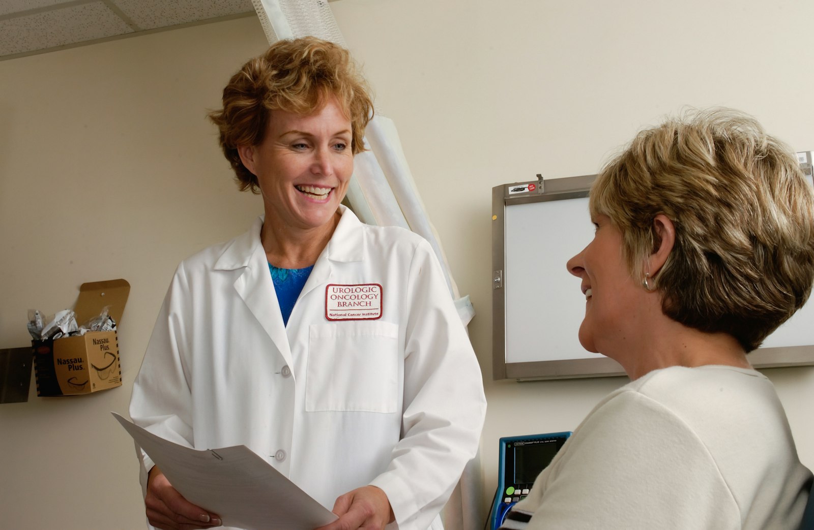 Doctor talking with a patient at Harbourview Medical in [Town]